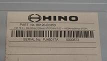 HINO 日野 純正品 CDデッキ AUX Bluetooth USB 新車外し 日本製 18P DC24V_画像3