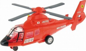 送料無料！ サウンド＆ライト 消防レスキューヘリコプター　フリクションカー