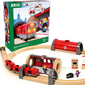 メトロレールウエイセット　33513　知育玩具 BRIO ブリオ　送料無料 新品