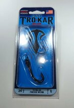 【5枚セット】 新品！ イーグルクロ― フック レーザートロカー フィネスワーム TK180-2/0 650円スタート！_画像1