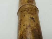 尺八 竹 和楽器 都山流　真山印　2印　銀　藤巻　全長 54.5cm_画像6