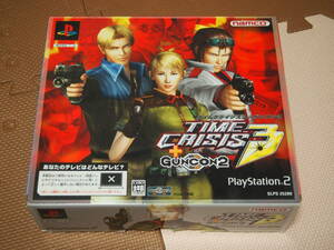 即決　すぐ落札　PS2 タイムクライシス3 + ガンコン2　TIME CRISIS3 + GUNCON2