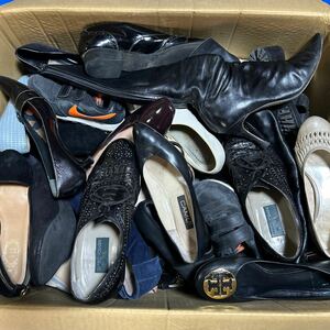 1円〜 ロング レザー ヒール ブーツ パンプス 靴 シューズ サンダル 日本製 多数メーカー ブランド 他 19.15kg y-122912-64