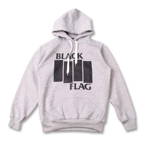 ag1●新品 グレー Mサイズ●ブラックフラッグ BLACK FLAG パーカー スウェットパーカ PARKA//バンド ロック パンク メタル