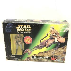 ★未開封品 ケナー STAR WARS Power of The Force スターウォーズ スピーダーバイク with レイア フィギュア コレクション 現状品 ★C00759