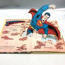 △ 送料一律185円 SUPERMAN POP-UP BOOK スーパーマン 絵本 仕掛け絵本 ヒーロー コミック 現状品 △G71872 _画像2