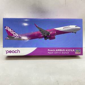 ▲未組み立て Hasegawa ハセガワ Peach AIRBUS A321LR プラモデル 飛行機 旅客機 内容未開封 ▲ K12218