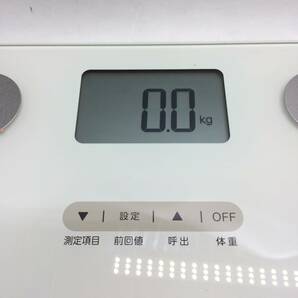 ☆一部動作確認 TANITA タニタ FitScan FS-102 体組成計 デジタル体重計 BMI 体脂肪計 内臓脂肪 ヘルスケア 健康器具 現状品 ☆K80663の画像5