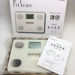 ☆一部動作確認 TANITA タニタ FitScan FS-102 体組成計 デジタル体重計 BMI 体脂肪計 内臓脂肪 ヘルスケア 健康器具 現状品 ☆K80663