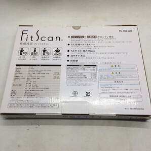 ☆一部動作確認 TANITA タニタ FitScan FS-102 体組成計 デジタル体重計 BMI 体脂肪計 内臓脂肪 ヘルスケア 健康器具 現状品 ☆K80663の画像3