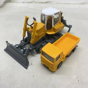 ▲ SIKU ジク LIEBHERR ブルドーザー トラック ミニカー フィギュア 2点セット コレクション 現状品 ▲ C12281