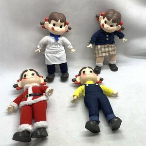 # Peko-chan 4 body together .... Peko-chan Fujiya Denim shef uniform blaser sun ta doll soft toy retro secondhand goods #C41277