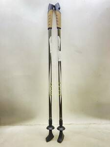 ^ La-VIE NORDIC POLE nordic paul (pole) walking trekking stick flexible possibility USED ^ G12046