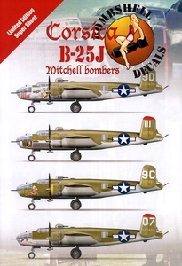 1/72 ボムシェル・デカール　コルシカ島のB-25J ミッチェル