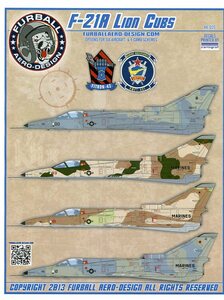 1/48 ファーボールデカール　IAI F-21A クフィル