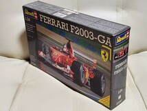 1/24　ドイツ　REVELL レベル　フェラーリ　Ferrari F2003ーGA　ミハエルシューマッハ　未使用 　外箱ダメージあり_画像2