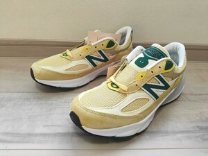 25.5cm 新品 NEW BALANCE ニューバランス U990TE6 黄 黄色 イエロー レモン アメリカ製 USA製 990V6 