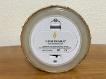 【美品】LUMINARA ルミナラバーチピラー 4インチ・6インチ2個セット リモコン付き / ルミナラ LEDキャンドル_画像7