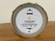 【美品】LUMINARA ルミナラバーチピラー 4インチ・6インチ2個セット リモコン付き / ルミナラ LEDキャンドル_画像8