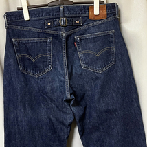 W36 90s 日本製 LEVIS リーバイス 702XX バックルバック ビッグE デニムパンツ L34 ジーンズ J22 ビンテージ復刻 501XX 革パッチ 94年製LVC_画像5