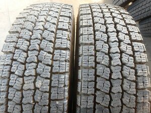 D865 2022年製 送料無料【225/80R17.5 123/122】トーヨー M919 スタッドレス 2本 約7.5分山