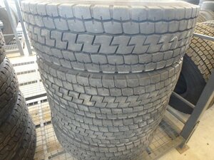 C91 2022年製 送料無料【275/80R22.5 151/148】ヨコハマ 710R ミックスタイヤ 4本 約7.5分山