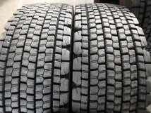 C122 2022年製 送料無料【245/70R19.5 136/134】ブリヂストン エコピアW901 スタッドレス 4本 約7.5分山_画像5