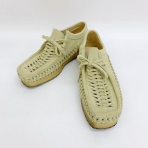 Supreme Clarks Originals Woven Wallabee ウーヴン ワラビー シューズ 美品 Maple Suede スエード シュプリーム クラークス 靴 DF10182■_画像1