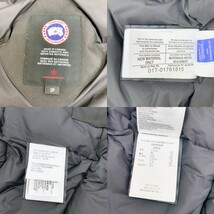 カナダグース 3438JM JASPER PAKAR ジャスパー ダウンジャケット コート ブルゾン アウトドア Sサイズ CANADA GOOSE アウター DM9512■_画像8