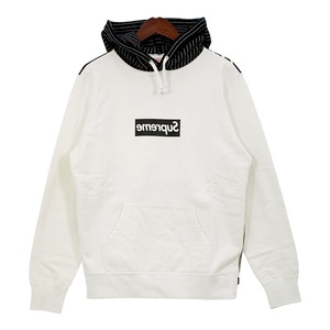 Supreme COMME des GARCONS SHIRT 14SS Box Logo Pullover Hoodie 反転ボックスロゴ パーカー シュプリーム ギャルソン フーディーDM7714■