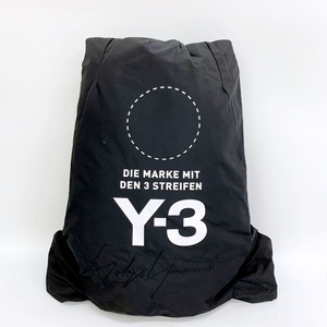 Y-3 adidas ワイスリー アディダス Yohji Backpack ロゴ バックパック リュック DQ0629 タグ有り メンズ ヨウジヤマモト 鞄 DF10160■