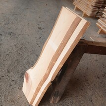 C-1539 　国産ひのき　耳付節板　2枚セット　テーブル　棚板　看板　一枚板　無垢材　桧　檜　DIY_画像7