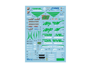  resin parts attaching (BS12-035): 1/12 Honda RCV (Team Aspar) QATAR Test 2015 Day1/Day2, Malaysia Test water transcription decal BS12035