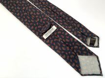 【美品】TIE YOUR TIE ネクタイ ウールタイ ペイズリー ネイビー 紺 ハンドメイド イタリア製 タイ ユア タイ_画像2