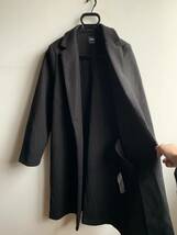 【美品】ZARA MAN チェスターコート メンズ XL 黒 ブラック ザラ マン _画像2