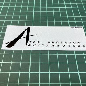 Tom Anderson ネックヘッド ロゴ デカール ホワイト #DECAL-TOMANDERSON-LOGOWの画像2