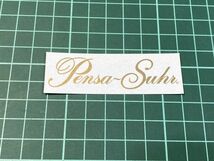 Pensa-Suhr ネックヘッド ロゴ デカール ゴールド #DECAL-PENSASUHR-LOGOG_画像1