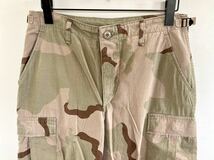 古着★US.ARMY 米軍 90s ビンテージ 3C デザートカモ カーゴパンツ ベージュ SMALL/SHORT_画像3