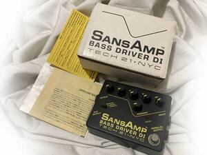 ♪レア♪TECH21 SANSAMP BASS DRIVER DI サンズアンプ 初期型 V1