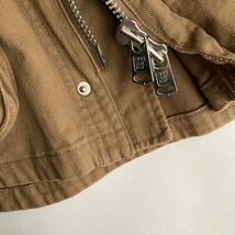 nonnative RIDER JACKET COTTON CHINO CLOTH 日本製 ノンネイティブ モーターサイクル ジャケット コットン Wジップ ベージュ size 0 sk_画像7