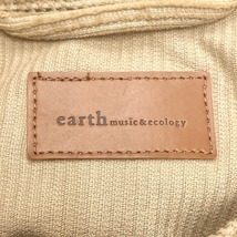 アースミュージックアンドエコロジー earth music＆ecology コーデュロイ トラッカージャケット 無地 長袖 綿100% F ベージュ レディース_画像3