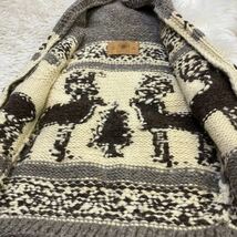 ★♪CANADIAN SWEATER♪新品同♪カナディアン♪ノルディック♪厚手♪カジュアル♪カウチン♪セーター♪ベスト♪前開き■エコッ服■エコっ服_画像8