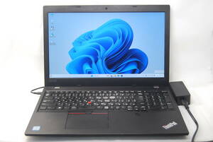 良品★ThinkPad L590★20Q8S0CC00★第8世代Corei5 8265U★FHD液晶★高速SSD256GB★DDR4 16GB★BT★Win11Pro★カメラ★wifi★USB-C電源付き