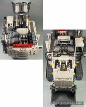 MJ231220-2【希少動作品】LEGO TECHNIC レゴ テクニック LIEBHERR リープヘル R9800 ショベル 42100 LEGO CONTROL ラジコン 現状販売_画像4