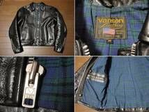 【バンソン】★VANSON.38.ショート丈.ハーレー.エボ.W1S.革ジャン.格好良い！ライダースジャケット★_画像2