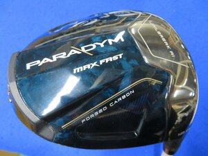 【中古】キャロウェイ　2023　PARADYM MAXFAST（パラダイム マックスファスト）ドライバー（12.0°）ゼロ スピーダー＜HCあり＞