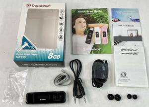 未使用品 Transcend MP3プレーヤー MP330 8GB ブラック TS8GMP330K