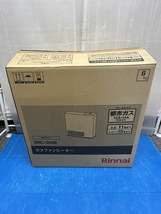 ●Rinnai リンナイ 都市ガス ガスファンヒーター 2020年製 SRC-365E 1mホース付 季節家電 暖房器具 開封済み 未使用保管品●_画像9