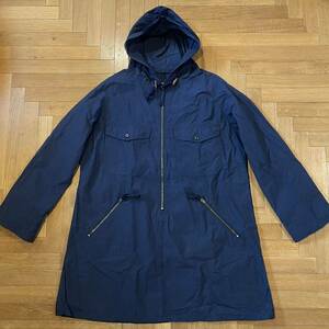 NIGEL CABOURN ナイジェルケーボン DESERT SMOCK サイズ表記48 WEATHER CLOTH ネイビー 日本製 中古品 コットンナイロン デザートスモック