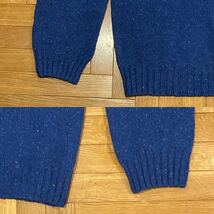 Harley of SCOTLAND タートルネックニットセーター サイズ表記44 MADE IN SCOTLAND 100% PURE NEW WOOL 中古品 スコットランド 英国製_画像9